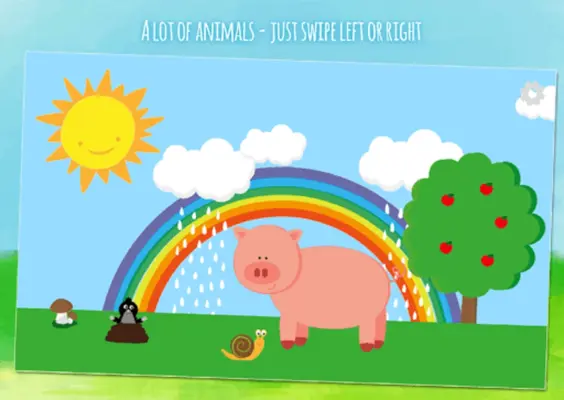 Animals, kids game from 1 year android App screenshot 10